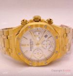 Pre-owned - Swiss Replica Audemars Piguet Royal Oak Swiss 7750 Yellow Gold Watch